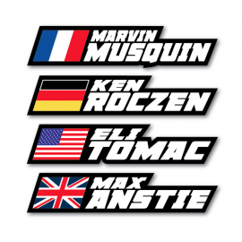 LOT DE STICKERS D'IDENTITÉ